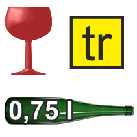 0,75 l - Rotwein trocken