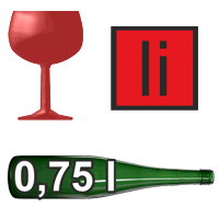 0,75 l - Rotwein lieblich