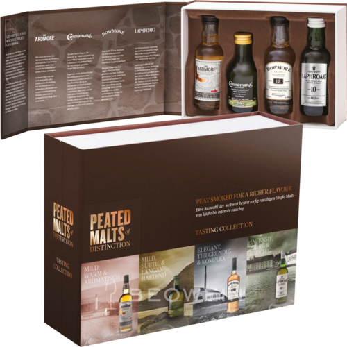 Peated Malts Of Distinction Whisky Probierpack 4x0,05 l